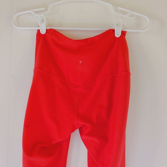 Old Navy Active Powersoft Leggings Coral Size S Gym Lounge Workout - Picture 5 of 7